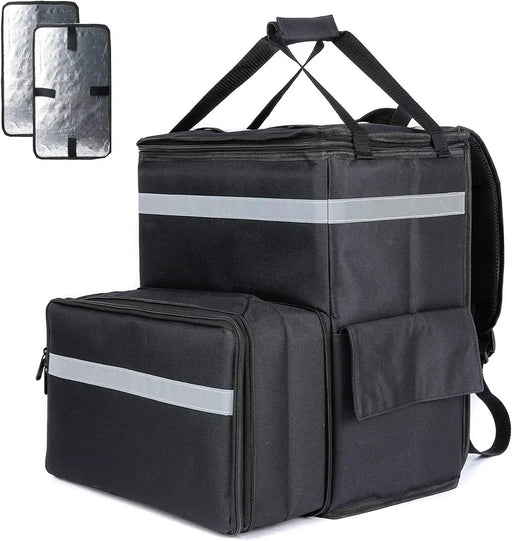 Food Delivery Backpack, Expandable Insulated Hot Pizza Bags by salelink.co.nz