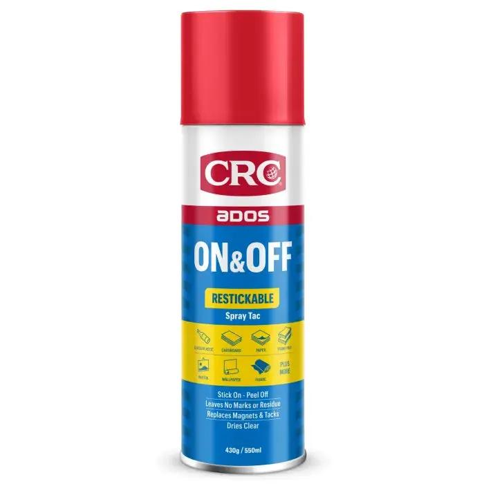 CRC ADOS On & Off 550ml - Restickable Spray TAC