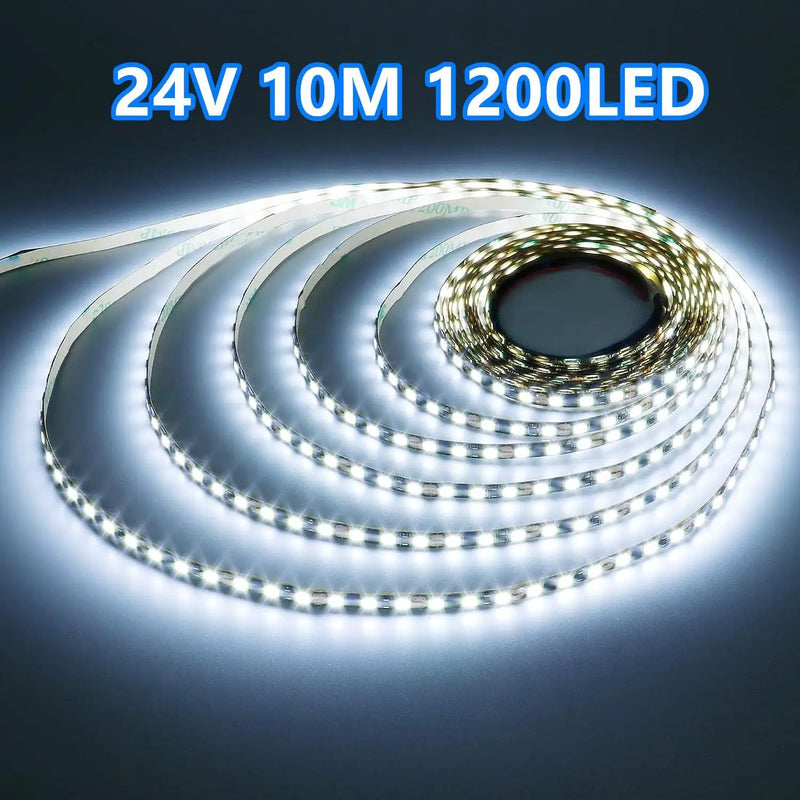 2835 24V 10M LED Strip Light Cool White 1200LED by salelink.co.nz