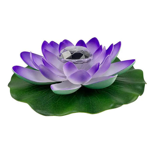 Floating Solar Pool Lotus Light Blue by salelink.co.nz