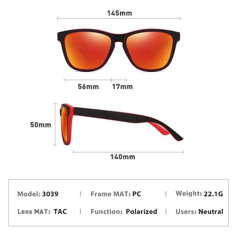 HD Polarized lens Sports Sunglasses Anti-Blue Ray Hydrophobic 4 colours by dealonline.co.nz