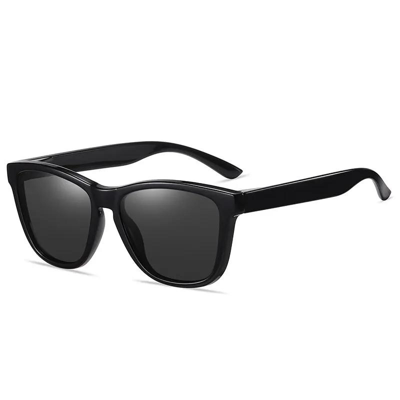 HD Polarized lens Sports Sunglasses Anti-Blue Ray Hydrophobic - Black by dealonline.co.nz