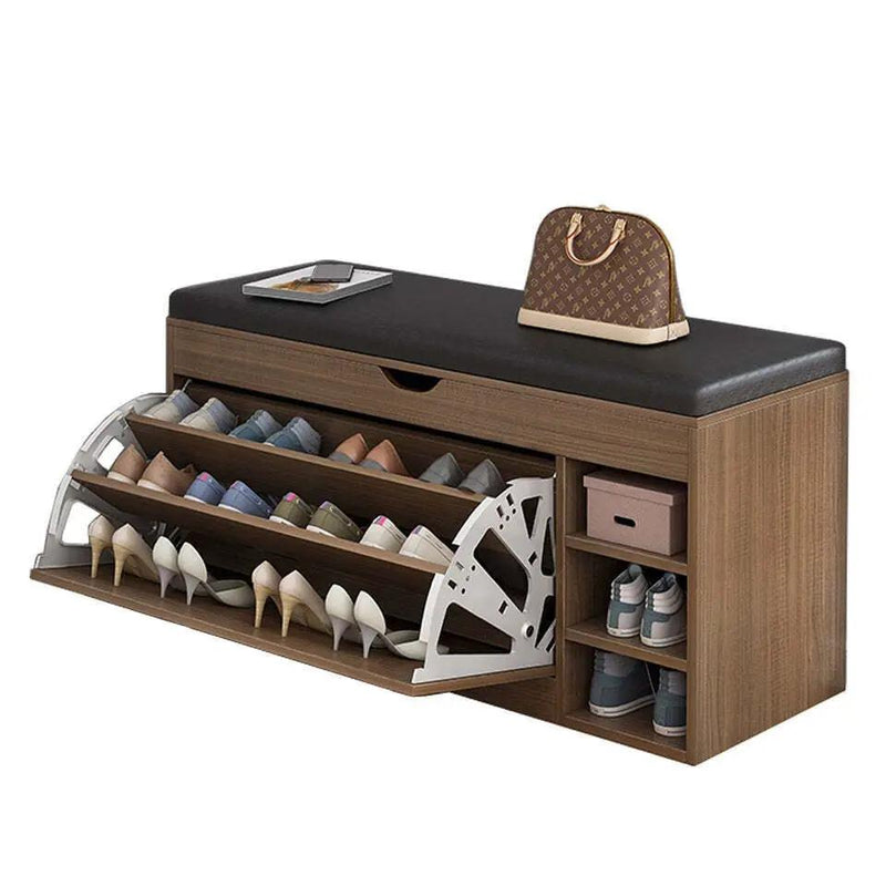 Shoe Storage Bench Black by salelink.co.nz
