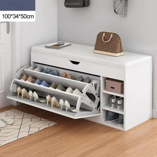 Shoe Storage Bench White by salelink.co.nz