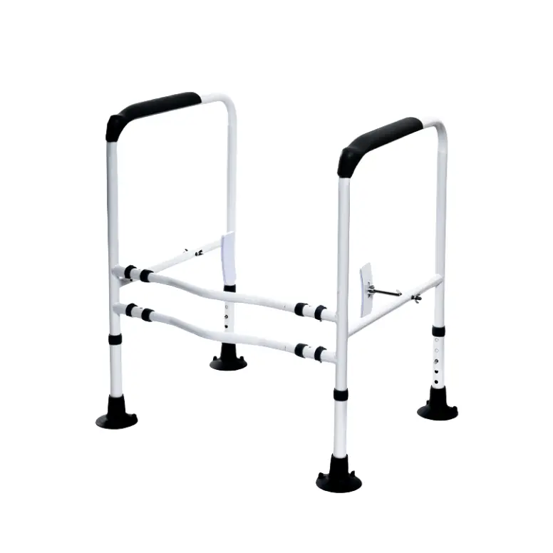 Toilet Safety Frame & Rail Black by salelink.co.nz