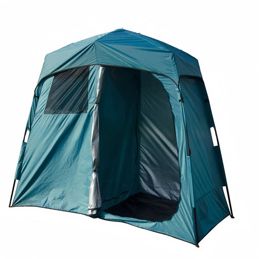 Double-Room Camping Shower Toilet Tent by salelink.co.nz