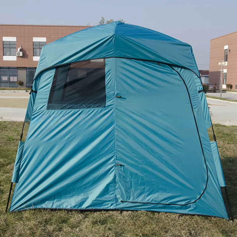 Double-Room Camping Shower Toilet Tent by salelink.co.nz
