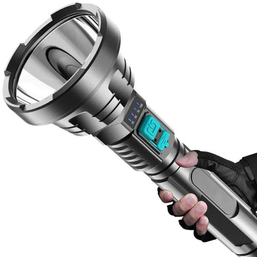 Super Bright Rechargeable Flashlight Torch by salelink.co.nz