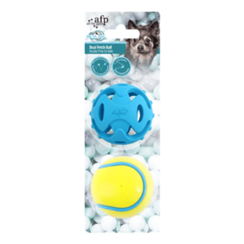 Animal Addiction Limited AFP Meta Dual Fetch Ball 6.3cm 2pk AFP Meta Dual Fetch Ball 6.3cm 2pk