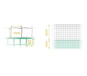 Poultry Chicken Netting Fence Fencing 1.25*24M by salelink.co.nz