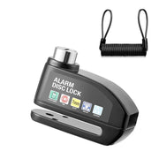 Motorcycle Alarm Disc Lock Black by salelink.co.nz