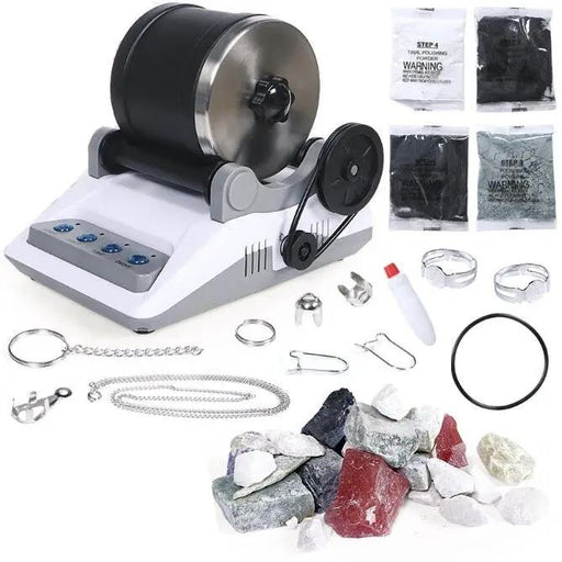 Rock Tumbler Kit Polisher by salelink.co.nz