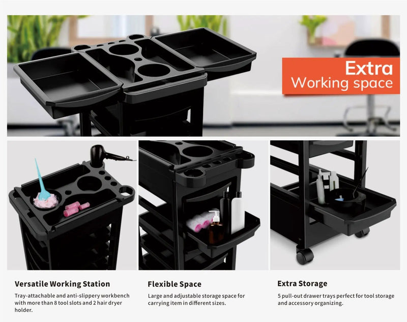 Salon Trolley Cart fw T3H3/T3G3 by salelink.co.nz
