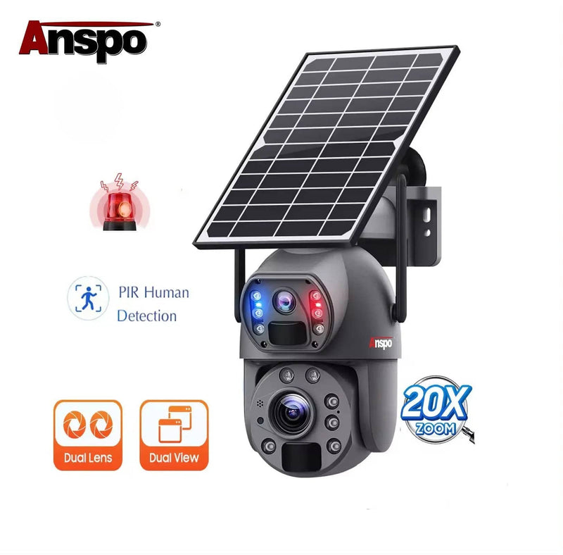 Kiwi Grab Kiwi Grab Dual camera WIFI SOLAR security camera wireless free batteries with 64GB card Dual camera WIFI SOLAR security camera wireless free batteries with 64GB card