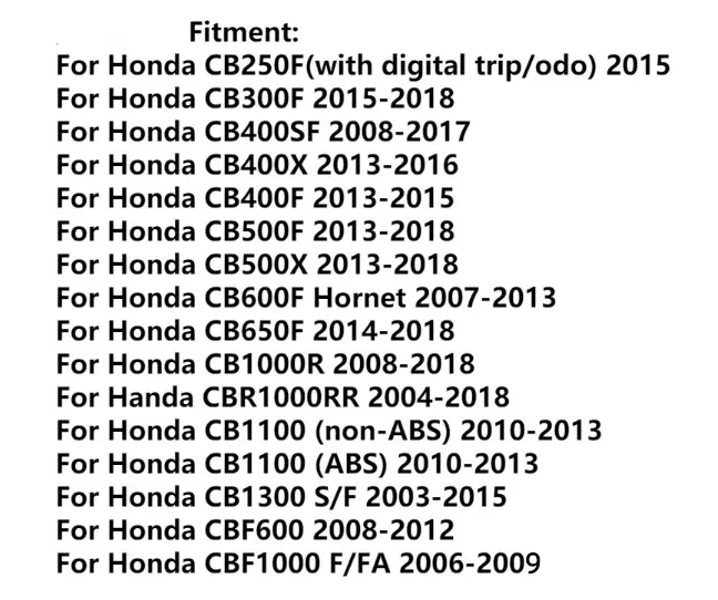 Motorcycle Gear Indicator for Honda by salelink.co.nz