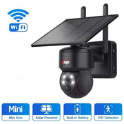 Kiwi Grab Kiwi Grab Anspo WIFI SOLAR security camera wireless free batteries and 64GB card Black Anspo WIFI SOLAR security camera wireless free batteries and 64GB card Black