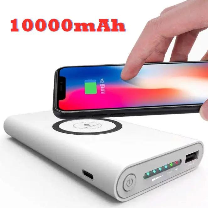10000mah Wireless Charging Power Bank by salelink.co.nz