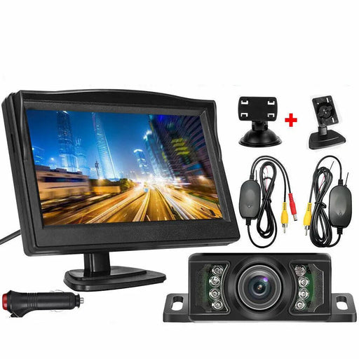 Wireless 5" Monitor Reverse Camera Rear View Parking by salelink.co.nz
