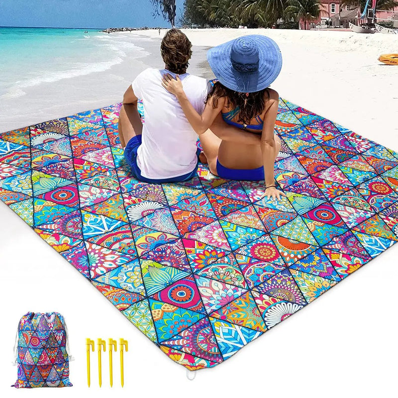 Waterproof Sandproof Beach Blanket by salelink.co.nz