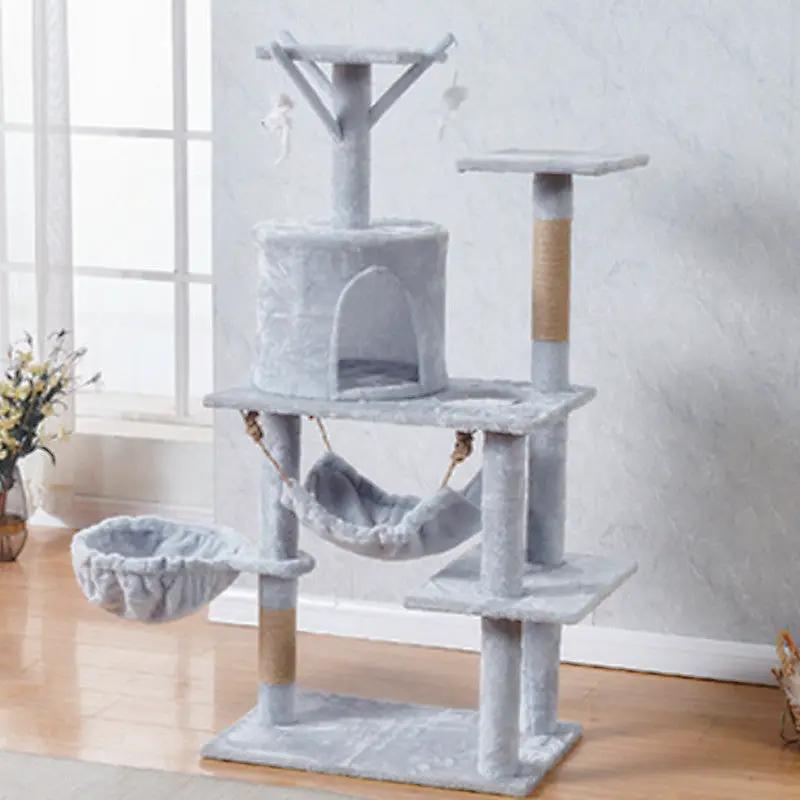 Cat Tree Scratching Post with Mouse 125CM by dealonline.co.nz