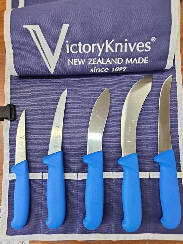 Victory Hunting Skinning Boning Knife Set Blue – view 6