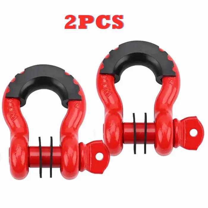 2 Pack D Ring Shackle 3/4" with 7/8" Screw Pin by salelink.co.nz