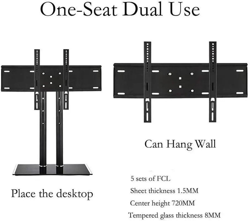 TV Stand Adjustable Universal LED LCD TV Stand 32-65" by salelink.co.nz