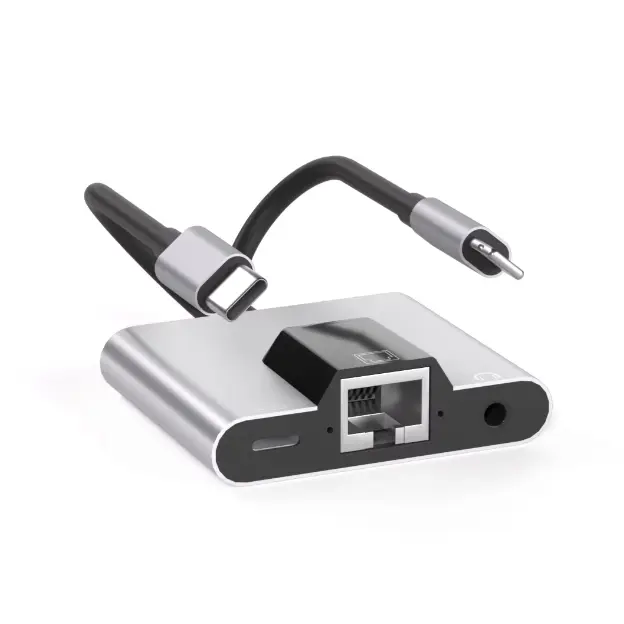 USB-C and Lightning to Ethernet Adapter by salelink.co.nz