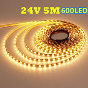 2835 24V 5M LED Strip Light Warm White 600LED by salelink.co.nz
