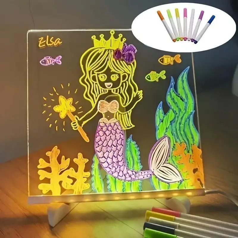 Led Acrylic Message Board with Color Pens by salelink.co.nz