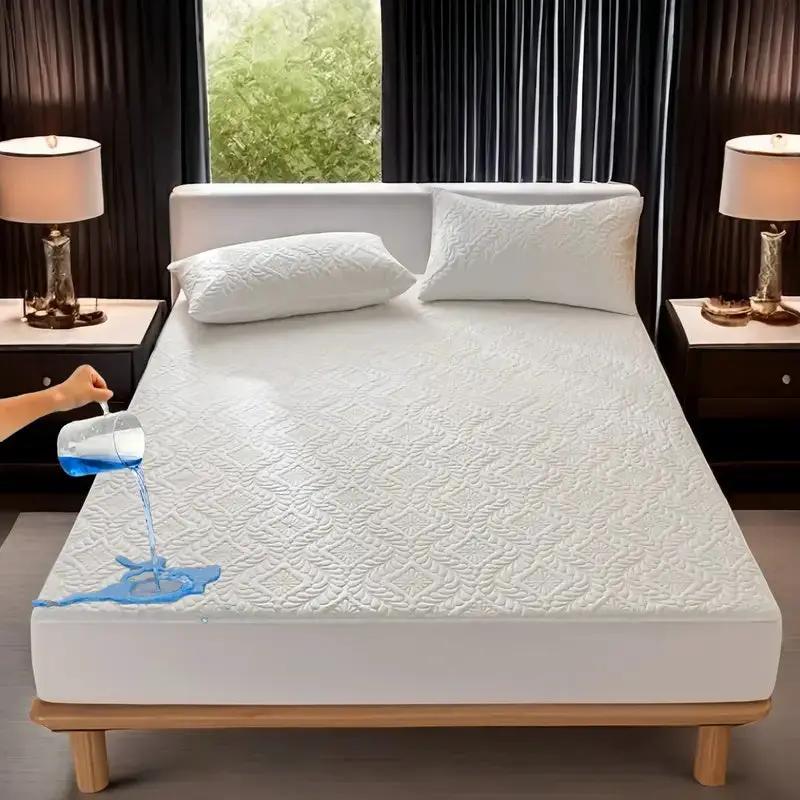Waterproof Mattress Protector 1.98x2.03m by salelink.co.nz