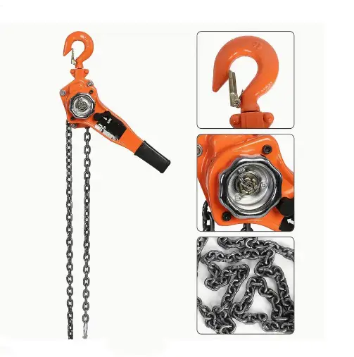 1T Steel Heavy Duty 3M Lever Block Chain Hoist by salelink.co.nz