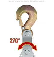 4-Wheel Metal Block Tackle Pulley System 20m by salelink.co.nz