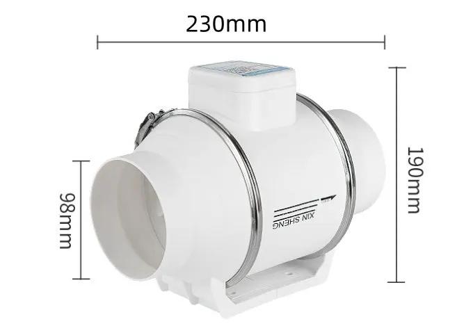 4inch Inline Extractor Fan Exhaust Duct by salelink.co.nz