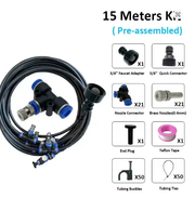 15M Outdoor Misting Cooling System by salelink.co.nz