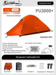 Mead's Supply & Equipment Outfitters limited Tents Ultralight Hiking Tent — 1–2 Person Camping Shelter Ultralight Hiking Tent — 1–2 Person Camping Shelter