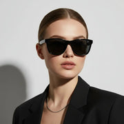HD Polarized lens Sports Sunglasses Anti-Blue Ray Hydrophobic - Black by dealonline.co.nz