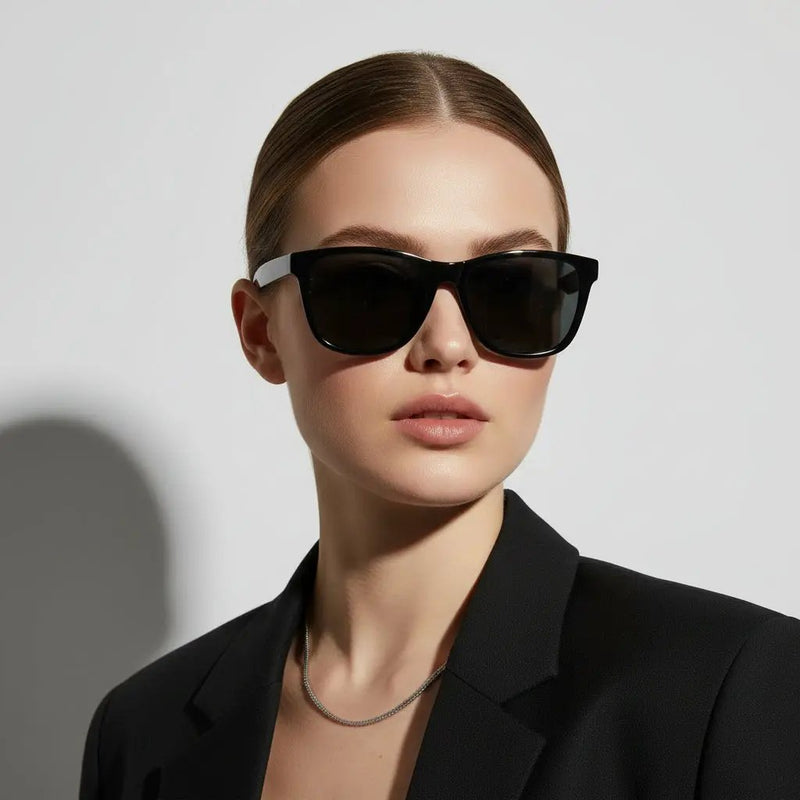 HD Polarized lens Sports Sunglasses Anti-Blue Ray Hydrophobic - Black by dealonline.co.nz
