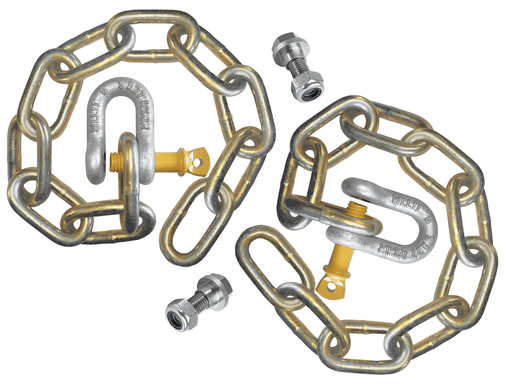 Trojan Trailer Body Hardware 10-Link 8mm Chain & Shackles HT4T MTM - Pair 10-Link 8mm Chain & Shackles HT4T MTM - Pair