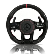 Mercedes-Benz Steering Wheel (Carbon Fiber+Perforated Leather) #39 by CARBONISE