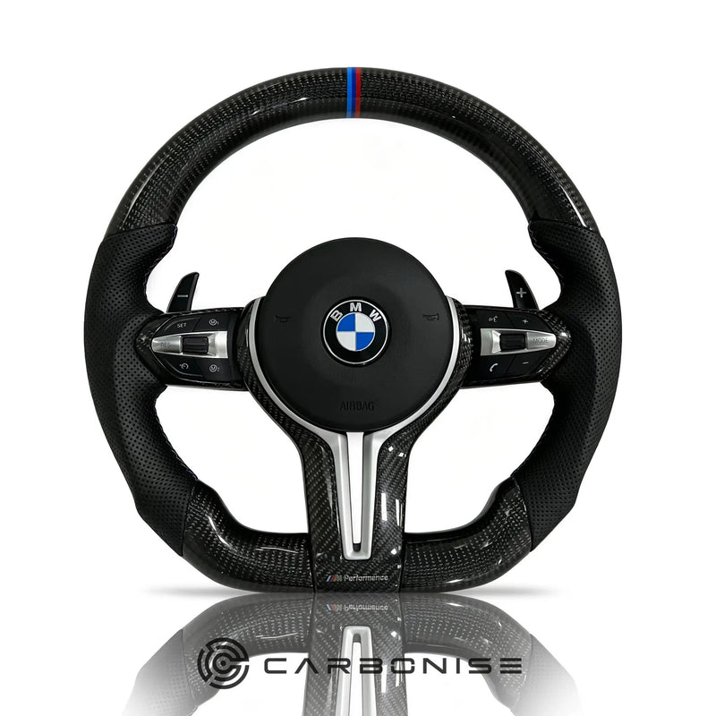BMW Steering Wheel (Carbon Fiber+Perforated Leather)@39 by CARBONISE