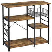 Vintage Kitchen Island Baker's Rack Utility Microwave Stand by Yaheetech