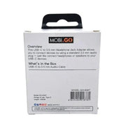 Type-C To 3.5mm Aux Audio Adapter Cable (GO63AT) by 9eight5
