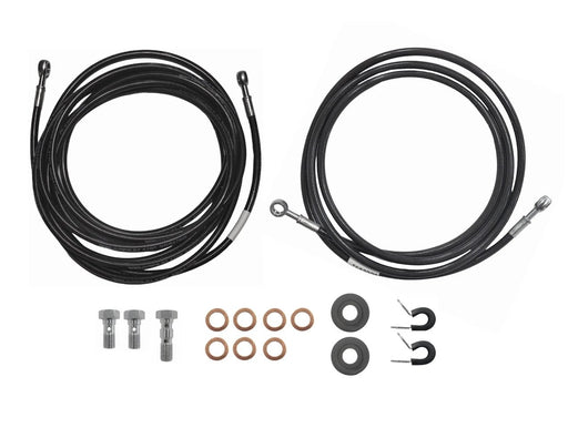 S/S Teflon Hose Kit - Banjo to Banjo - 1x2m & 1x4.5m by Trojan