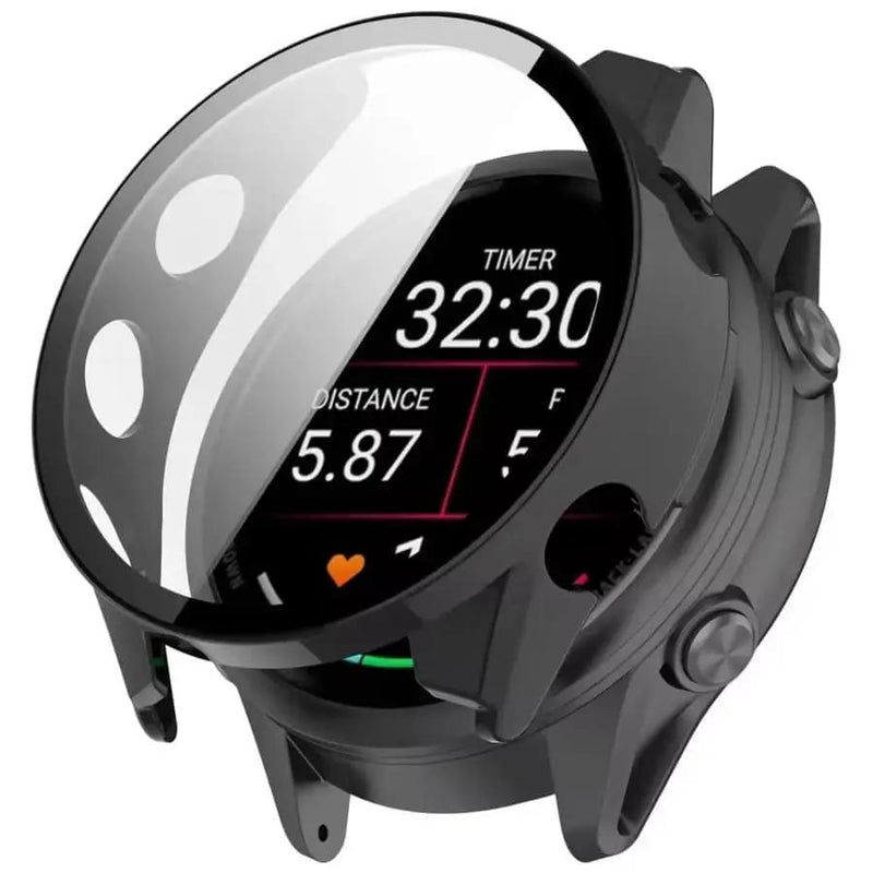 Protective Case for Garmin Forerunner 970 Watch (Black) by That Watch Shop