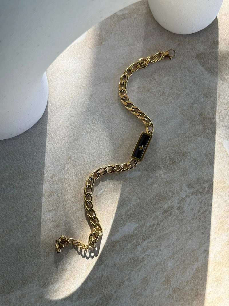 Whetū Pango Bracelet by Tahana Jewellery