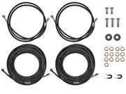 S/S Teflon Hose Kit - Banjo to Banjo - 2x1.5m & 2x5.5m by Trojan