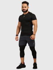 Compression T-shirt Black by Fuaark Nz