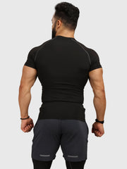 Compression T-shirt Black by Fuaark Nz