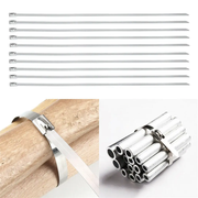 100pcs Stainless Steel Cable Ties 4.6x300mm by salelink.co.nz